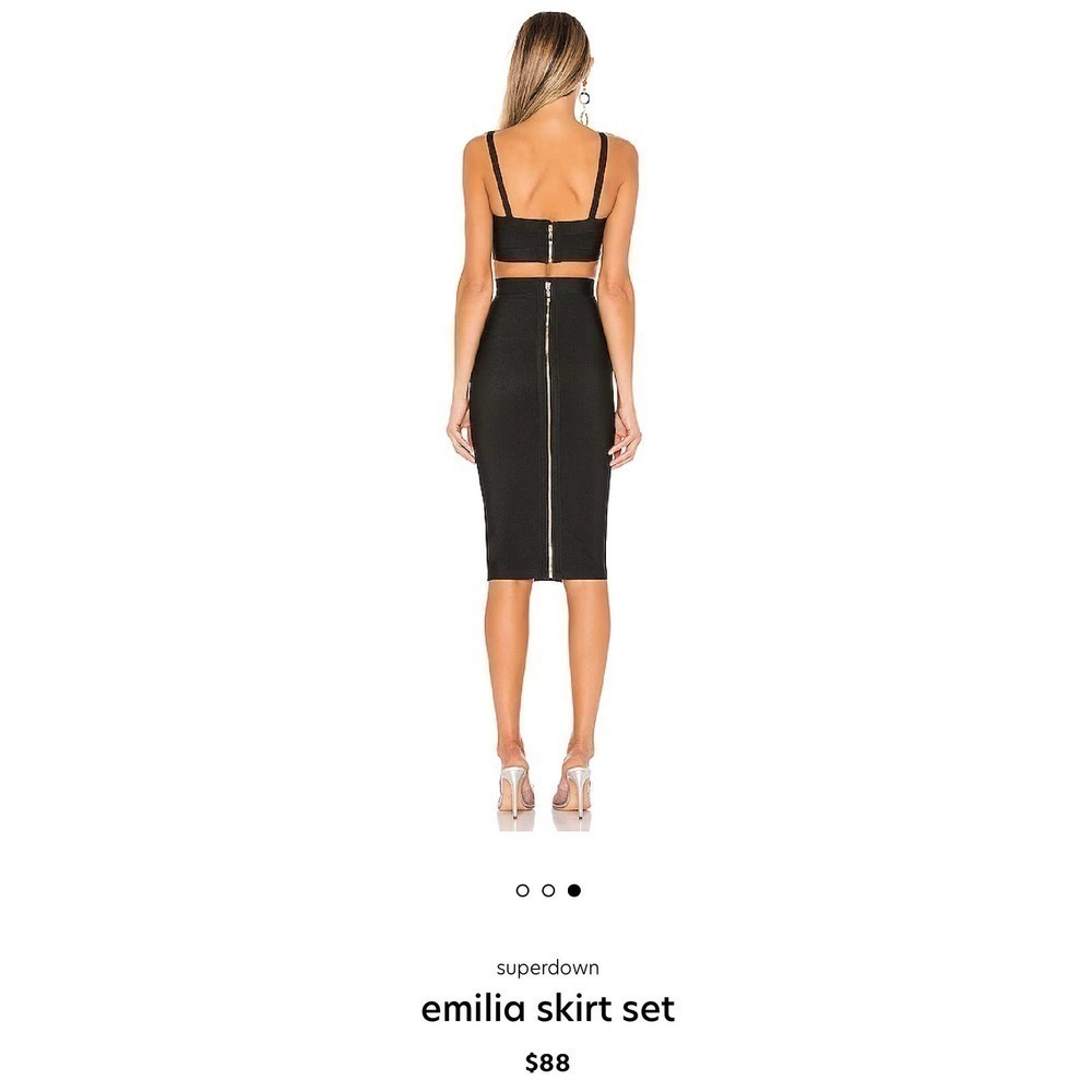 NWT Superdown Emilia Skirt Skirt Set (Minor Flaw) sz XS - Picture 8 of 8